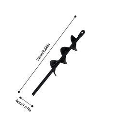 Heavy-duty garden auger drill bit for planting bulbs and shrubs