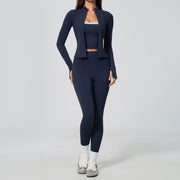 Tight-fitting 3-Piece Sports Set for Women