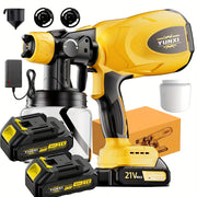 Wireless Rechargeable Spray Gun – 16.9 oz Capacity – Indoor & Outdoor Use for Walls, Wood, Cars, Decks, Furniture