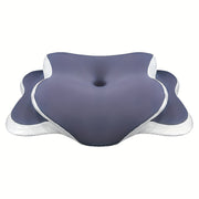 Breathable Ergonomic Butterfly Shaped Pillow In Purple | Ideal For Side Back