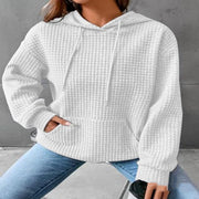 Cozy Solid Color Long-Sleeve Casual Pullover Sweater
