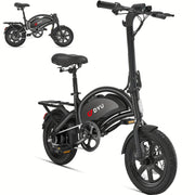 14 Inch Folding Electric Bike with USB Compatibility