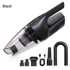USB rechargeable handheld car vacuum cleaner with powerful suction