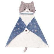 Cozy Japanese-Style Cat Blanket Shawl