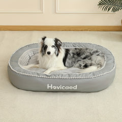 Extra-large washable dog bed with waterproof bottom