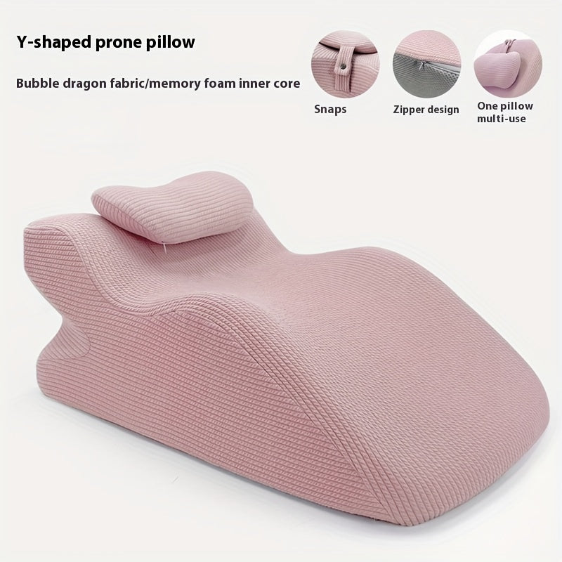 Ergonomic Bed Pillow Multi Purpose Backrest Prone Pillow Lying Pillow Neck And