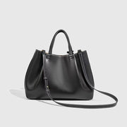 Retro Leather Shoulder Bag with Crossbody Strap