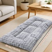 Extra Thick Plush Dog Bed with Headrest & Raised Protective Edges - Ultra-Soft Bedding for Small, Medium & Large Dogs, Durable Polyester, Grey Rectangular Pet Bed for Cozy