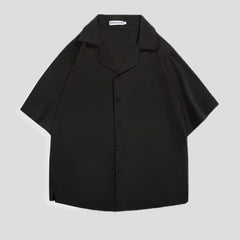 Men's Fashionable Loose Casual Short-Sleeve Shirt