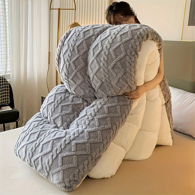 Soft Thick Luxurious Taffeta Comforter Machine Washable For All Seasons Perfect For