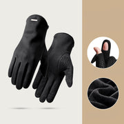 Warm Cycling Gloves for Men - Insulated Fleece Gloves