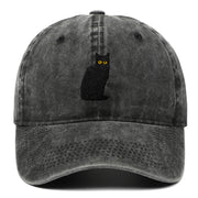 Cat Embroidered Cap