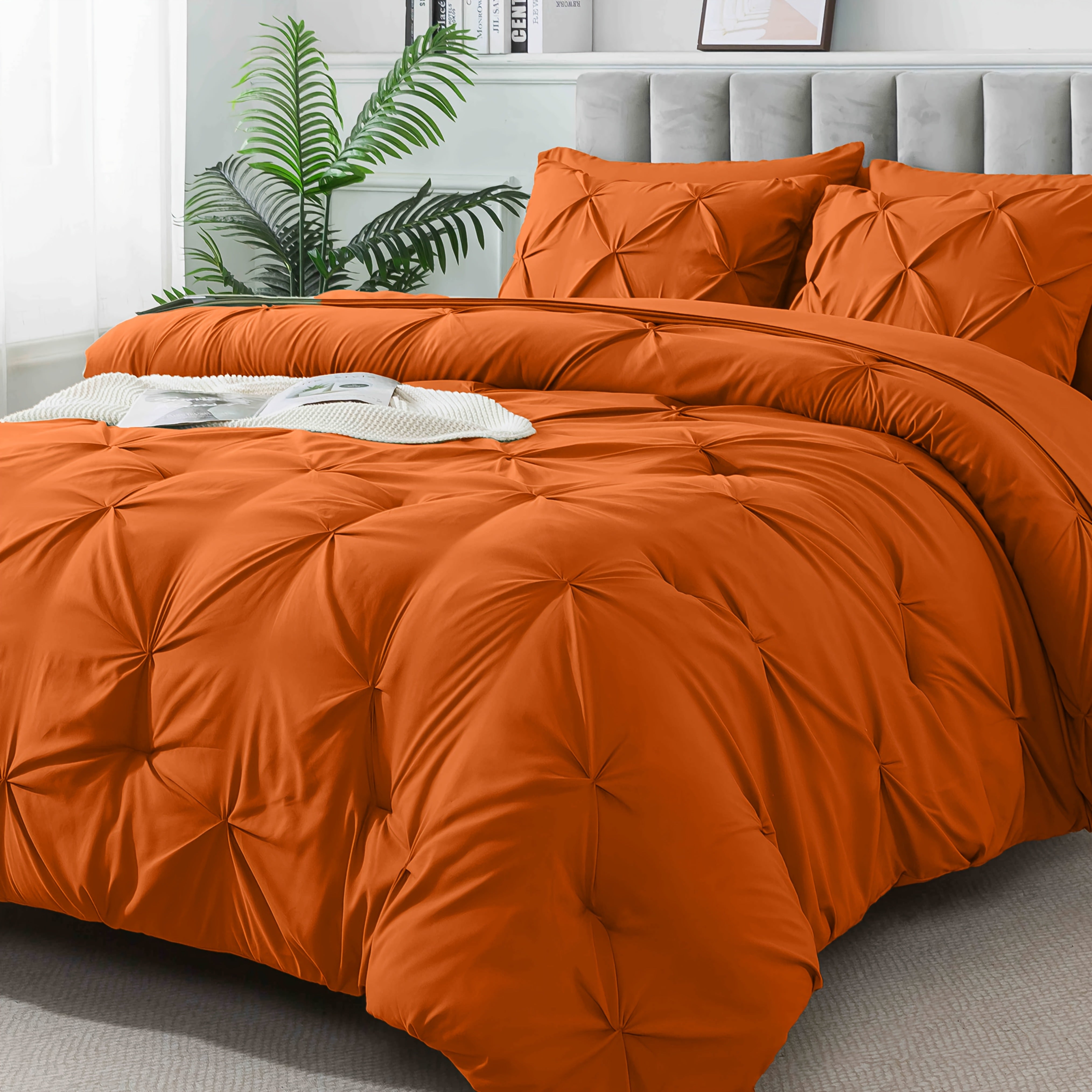 Cosybay Comforter Set Luxury Soft Fluffy Bedding With Comforter Fitted Sheet Flat