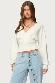 Womens Long Sleeved Knit Sweater