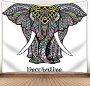 3d Mural Elephant Tapestry Wall Hanging Bohemian Hippie Bedroom Background Cloth Printing Home Decor