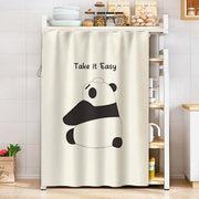 Practical Storage Rack Sundries Shade Curtain Wardrobe Dustproof Ugly