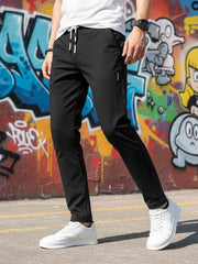 Men's Anti-Wrinkle Casual Pants for Comfort and Style