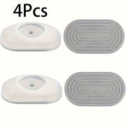 4-pack no-drill door blockers with non-slip design for pet safety
