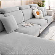 Fleece-Lined Sofa Cover with Non-Slip Bottom