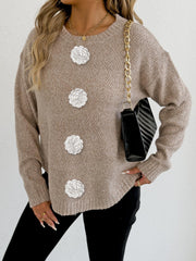 Womens Tops Cross-border European and American Fashion Three-dimensional