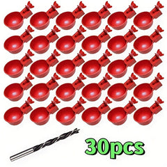 Self-filling water dispenser for up to 30 chickens