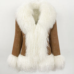 Warm Wool Suede Jacket for Men