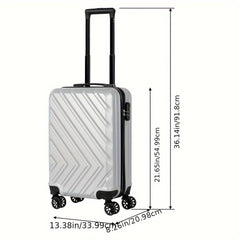 20-inch suitcase with 14-inch handbag set for travel and carry-on use