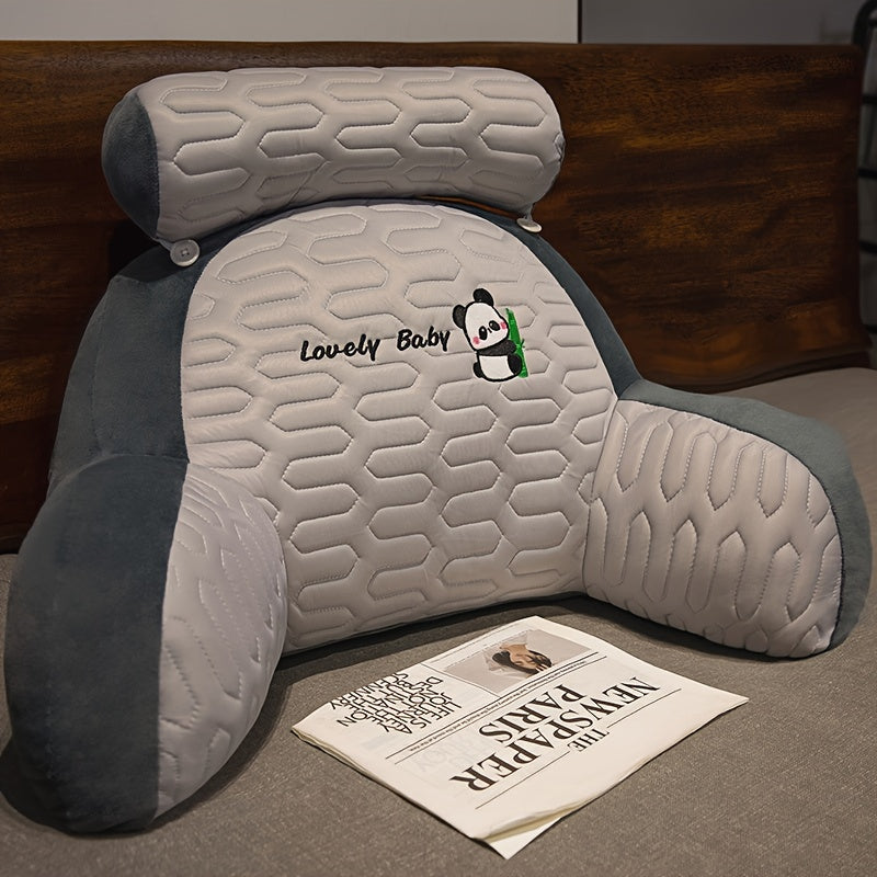 Ergonomic Reading Pillow With Cushion Soft Washable Cervical & Lumbar Support For