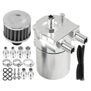 Universal Oil Catch Can Kit - Protects Engine Performance & Extends Life