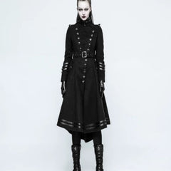 Short Back Coat with Fitted Waist