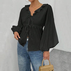 Women's Simple Intellectual-Style Loose Top