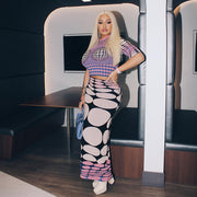 Floral Print Slit Skirt for Women - Summer Fashion
