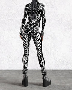 3D Digital Print Cosplay Romper & Performance Tights
