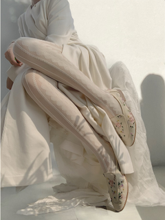 White Lace Leggings for Women