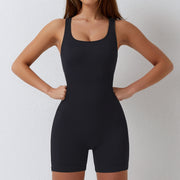 Stay Comfortable All Day in High-Elastic Yoga Jumpsuit