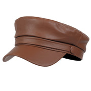 Peacock Navy Flat Top Cap for Women
