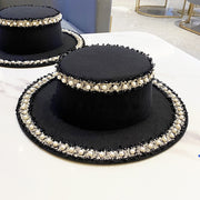 Pearl Accent Wool Hat