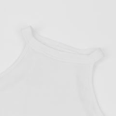 Women's High-Waist Solid Stretch Romper Jumpsuit