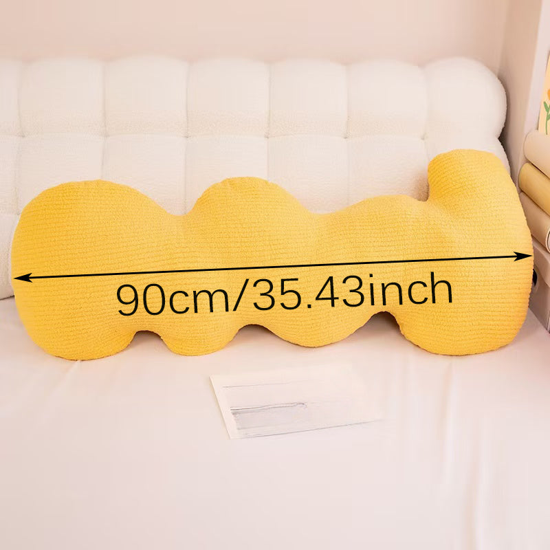 Versatile Cloud Wave Leg Pillow Soft Hand Washable Perfect For Bedroom &