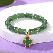 Elegant Jade Beaded Bracelet