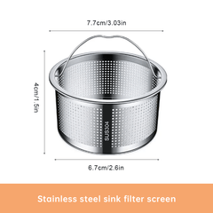 Stainless Steel Kitchen Sink Drain Filter Basket
