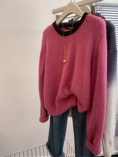 Idle Style Soft Glutinous Inner Wear Base Knitwear Top