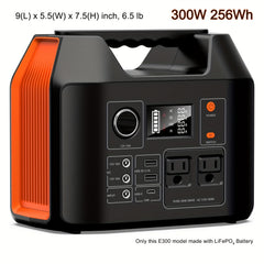 300W/100W Portable Power Station with Solar Charging