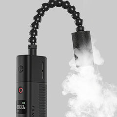 Portable Smoke Machine with Adjustable Mist and Dry Ice Modes, LCD Display, Type‑C Charging, Food‑Grade Safe – Includes Carrying Case