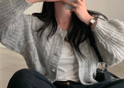 Retro Lazy Style Sweater Coat Women's Winter