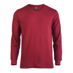 Plus Size Men's Thermal Long Sleeve Shirt – Waffle Knit, Medium Warmth, Cuff Detail
