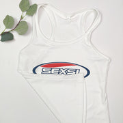Slim Fit Women's Vest with Letter Design