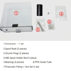 3D Printer Filament Drying Oven with Transparent Design