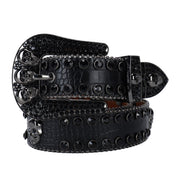 Add a Touch of Punk to Your Outfit with this Rhinestone Belt