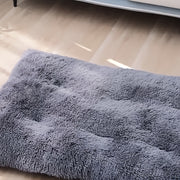 Plush winter dog bed for small to medium breeds in three sizes